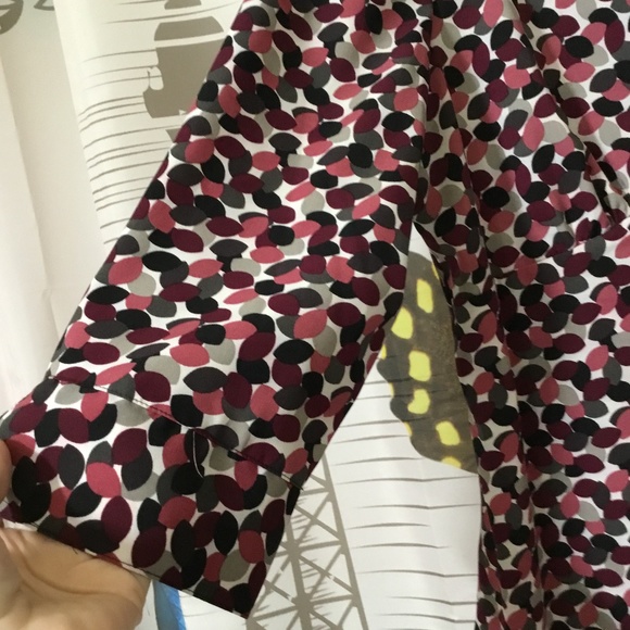 Fred David, Multicolor Blouse with V-Neck Size-XL - Picture 4 of 9